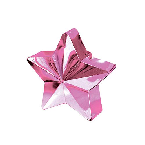 Preisvergleich Produktbild PARTY DISCOUNT® Ballongewicht Stern, Magenta, 170g