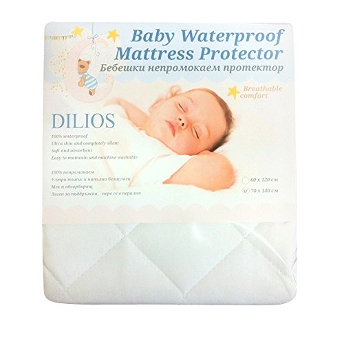 DILIOS Baby Quilted Waterproof Mattress Protector - 70x140 cm