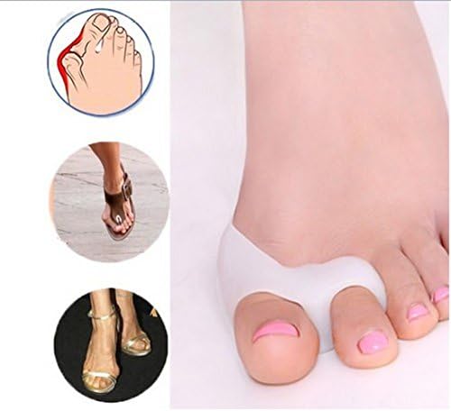 4PCS Rapid Bunion Pain Relief Toe Correction Thumb Hallux Valgus Bunion Corrector Splint Pad Big toe pain (pack of 2 pairs) (1)