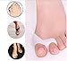 Produktbild 4 Rapid entzündeten Fußballen Schmerzlinderung Zehen Korrektur Daumen Hallux Valgus entzündeten Fußballen Corrector Schiene Pad Big Fuß Schmerzen (2 Paar), weiß