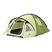 Produktbild 10T Glenhill 3 Lime - 3 Personen Kuppelzelt, Campingzelt mit riesiger XXL Schlafkabine, wasserdichtes Trekking Zelt mit 5000mm, Familienzelt mit 2 Eingängen und 4 Fenstern, Festivalzelt mit Schlafkabine, Igluzelt mit Tragetasche, Zeltheringe und Gestänge