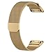 Produktbild 2019 Neueste!Glowjoy Ersatband für Garmin MARQ 5 Style,Unisex Milanese Loop Edelstahl Verstellbare Ersatz Armbänder Mesh Smart Watch Uhrenarmband Metallarmband mit Magnetverschluss (D)