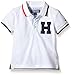 Tommy Hilfiger Baby-Boys Badge Short Sleeve Plain Polo Shirt, White (Classic White), 56