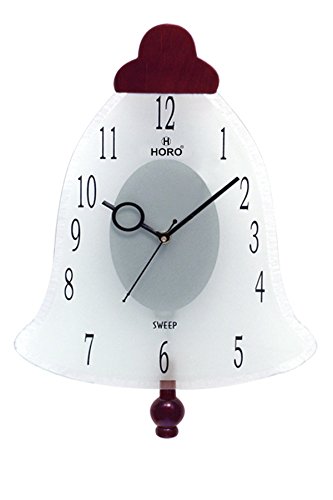 Horo Pendulum Silent Movement Glass Frame Cola Wall Clock 35.56X35.56X5.7 cm