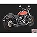 Produktbild HARLEY DAVIDSON FX 1690-1800-12/15-LEISE, ZUM GLEICHMÄSSIGEN VERGRÖSSERN DES ROHRABSCHNITTS VANCE HINES BIG SHOTS STAGGERED 1800-1412-BLACK