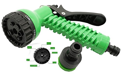 Herzo Expert 50 Feet / 15m Flexibler Gartenschlauch Wasserschlauch dehnbar Multifunktions Sprühkopf - 2