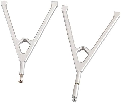 Yiguo RC Aluminum Alloy Front/Rear Chassis Link for Axial 4WD SCX10 Upgrade Parts Silver