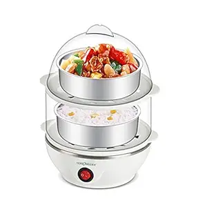 Glive's Multifunction Double Layer Electric Egg Cooker 14 Eggs Boiler Electric Steamer Cooking Tools Kitchen Utensil