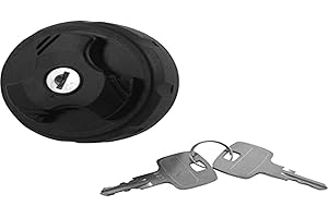 Acerbis 1121 Bouchon long avec clé, noir, 62,5 mm