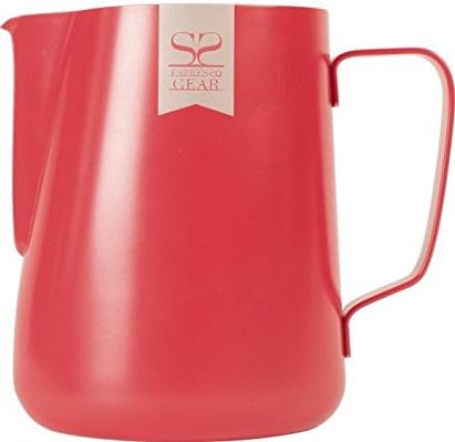 Espresso Gear Teflon Foaming Jug (350ml) - Red