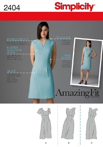 Simplicity Sewing Pattern 2404 Misses Dresses, U5 (16-18-20-22-24) by Simplicity Creative Group Inc - Patterns