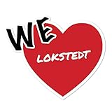 lokstedter steindamm 35 Längste Seite: 10cm JOllify Aufkleber - LOKSTEDT - Farbe: Design: We Love - Wir lieben