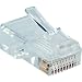 Produktbild Modularstecker - 10P10C zum Crimpen (Westernstecker) auf Flachkabel - 10er Pack