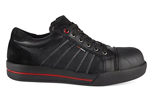 Redbrick Ruby Halbschuh EN345 S3 schwarz/rot Sicherheitsschuhe Sneaker