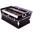 HS Internet Musical 7 Stopper, 3 1/4 Octaves, 39 Keys, Double Fold Bellow, Mahogany Color Harmonium