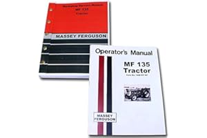 POUSUTONG Massey Ferguson Mf 135 Tractor Service Owners Operators Manual Book Repair Mf135