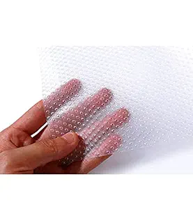 HAYDEN Transparent, ROUND Textured, Anti Slip, Multipurpose, Waterproof, Super Strong, Diamond Textured, Mat/Sheet for Kitchen Drawer, Cupboard Shelf, Fridge, Bathroom Shelves TRANSPARENT (Size 30 x 500cm)