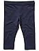 M&Co Baby Girls Plain Vibrant Full Length Elasticated Waist Soft Jersey Leggings Navy 3/6 Mnths