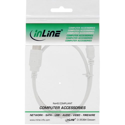 InLine ® USB 2.0 Mini-Kabel, USB A Stecker an Mini-B St - 2