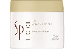 WELLA SP Luxe Oil Keratin Restore 3614226768513 Hårmask, Guld, Vit, 400 ml