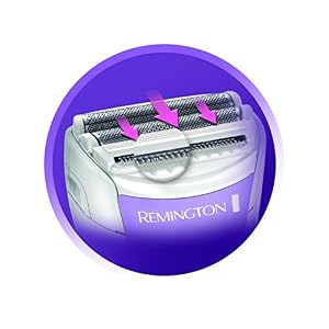Remington Smooth and Silky Cordless Battery Powered Wet and Dry Lady Shaver, Electric Razor with Bikini Trimmer - Image 4