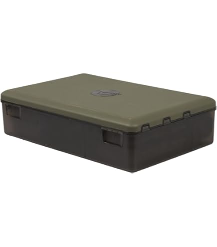 Korda Système de rangement modulaire PVA 10 L, Dark Kamo, 2 mini-conteneurs scellés, plateau de mélange, matériel de pêche, sacs PVA, seringue, pelle