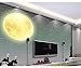 Produktbild Xzfddn Benutzerdefinierte 3D Wallpaper Klassische Tapete Für Wände Mond Himmel Baum Silhouette Wohnzimmer Tapete 3D-Malerei-150X120CM