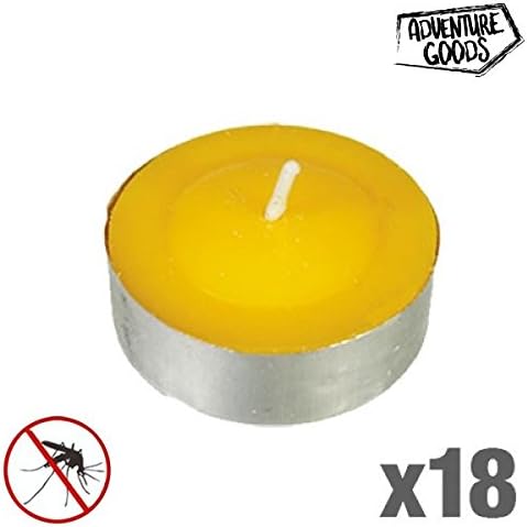 Bougies Citronnelle Anti Moustiques (Pack de 18)