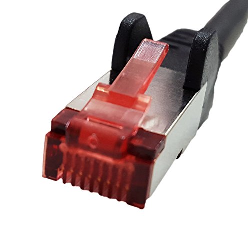 1,5m – CAT.6 Ethernet Gigabit Lan Netzwerkkabel (RJ45) | 10/100/1000Mbit/s | Patchkabel | UTP | kompatibel zu CAT.5 / CAT.5e / CAT.7 schwarz - 4