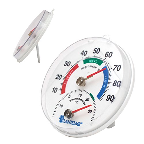 Lantelme 4127 Kombi Thermometer / Hygrometer Analog Durchmsser 11,5 cm - 2
