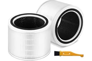 getalong [2 Stück] Core 200S-RF kompatibel mit Levoit Luftreiniger, True HEPA 3-in-1, Aktivkohlefilter