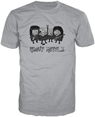 I Love Science Heavy Metals Official Men's T-Shirt (Heather Grey) (Large)