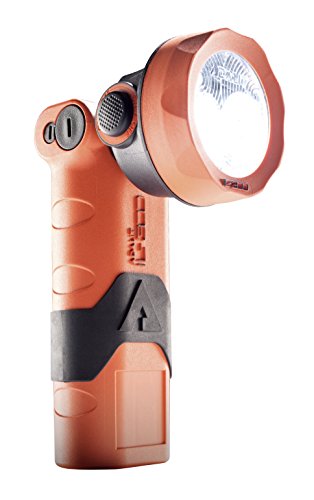 ADALIT Taschenlampe LED-Industriehandleuchte IL-300 ATEX mit Notstromfunktion wiederaufladbar, 1 Stück, orange / schwarz