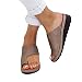 Produktbild PerfectWalk Orthopedic Premium Toe Corrector Sandals Bunion Splints,Damen Big Toe Hallux Valgus Unterstützung Plattform Sandale Schuhe Für Die Behandlung (40, Khaki)