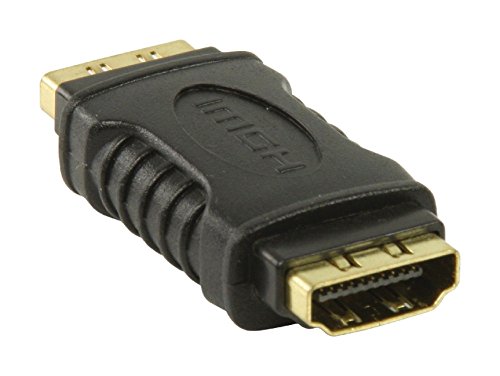 Valueline Highend Adapter HDMI Kupplung HDMI Eingang – HDMI Eingang schwarz Female Doppelbuchse Kuppung Buchse Verlängerer für Verlängerung - 2