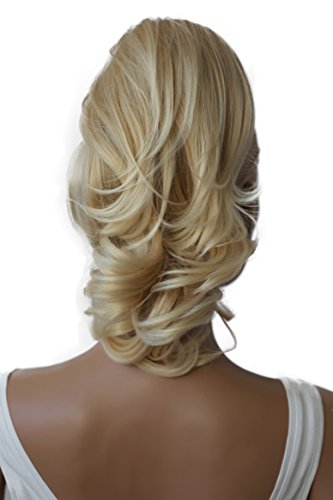 PRETTYSHOP Voluminöses Haarteil Hair Piece Pferdeschwanz Zopf Ponytail ca 35cm diverse Farben (blond mix H91_25T613) - 4