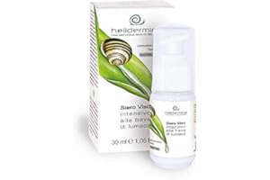 YUMIBIO HELIDERMINA - Siero Viso Intensivo Multi Azione al 70% Bava di Lumaca - Viso, Collo e Decolleté - Nickel tested - 30 ml