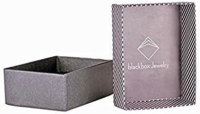 Men's Cross Necklace with 24 Inch Curb Chain 2 Dimensional Gold and Silver Large Pendant with Gift Box