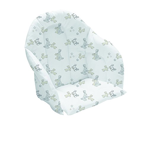 BabyDan Universal Highchair Cushion - BunnyHop Grey