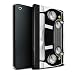 Produktbild Stuff4® PU-Leder Hülle/Case/Brieftasche für Apple iPad Mini 1/2/3 Tablet/Schwarz Muster/Klassisch Retro Mini Kollektion
