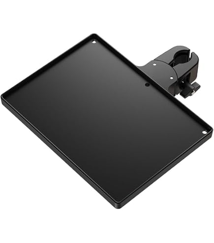 Plateau Pour Microphone - Support Universel En ABS, Pince Réglable (1.5-3cm), Dimensions 16.5x22cm, Pour Streaming Ou Scène