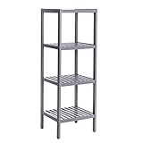 EXQUISITE BAMBUSSTRUKTUR: Aus natürlichem Bambus gefertigt, stabil, solide und erneubar. Bambus als ein schnell nachwachsender Rohstoff ermöglicht hohe Stabilität und verlängert die Lebensdauer