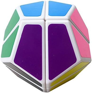 Dodolive 2x2x2 Dodecahedron Megaminx Magic Cube Funny Puzzle Gift Educational Toys,White