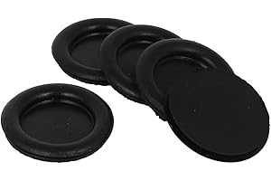 TA-VIGOR 5Pcs Rubber Blanking Grommet, 30mm Black Rubber Grommets Electrical Holes Cable Wire Gaskets Protector for Wires, Plugs, Cables Holes, Car, Boat, Pump, Plumbing, Cable Wiring