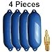 Produktbild 4 Stück Majoni Fender mit Rückschlagventil 12 * 45 + Adapter in blau