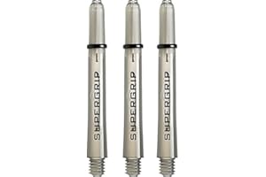 ‎HARROWS Harrows Supergrip-Schäfte– mit gefrästen Ringen, 5 Sets (15 Stück)