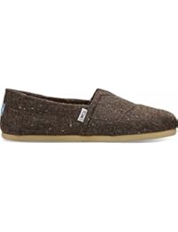 Toms Classic Castano Shearling Hombres Alpargatas Zapatos