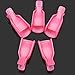 SupplyEU 10Pcs Plastic Acrylic Nail Art Soak Off Clip Cap UV Gel Polish Remover Wrap Nail Tool Pink