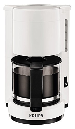 Krups F1830110 Kaffeemaschine Aroma 6 Tassen weiß/schwarz 24,6 x 19,40 x 27,8 cm - 2