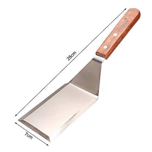 Yivans Grillspachtel Grillbesteck Spatulas Turners Edelstahl Wender GS-016 - 2